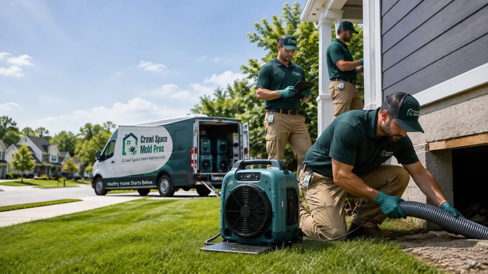 Crawl Space Mold Removal in Albany, OH